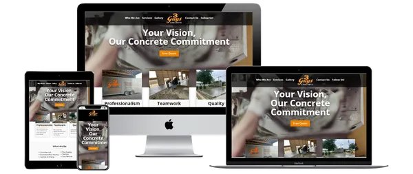 3 Guys Concrete LLC Website Redesign