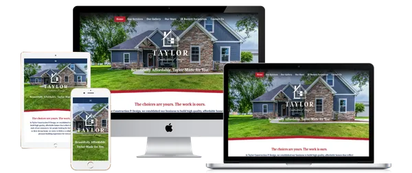 Taylor Construction Website Redesign