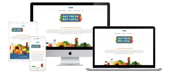Buy Fresh Buy Local Website Redesign