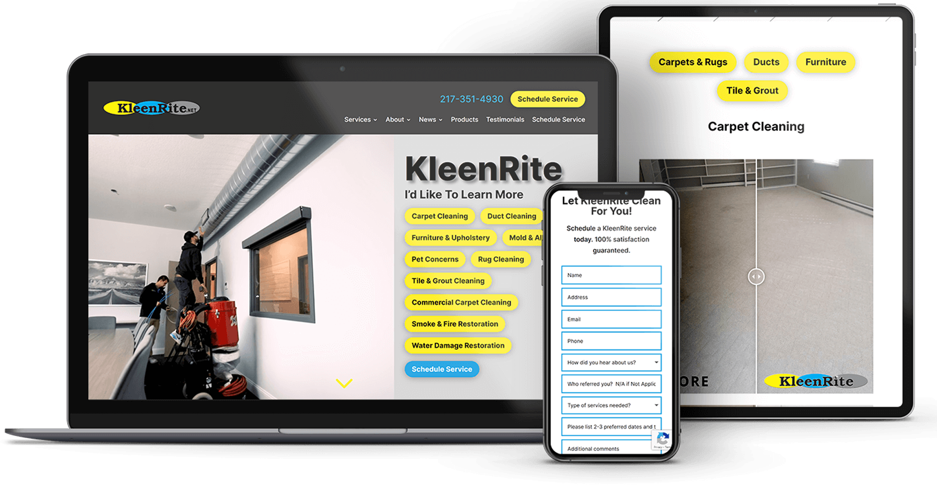 KleenRite Website Redesign