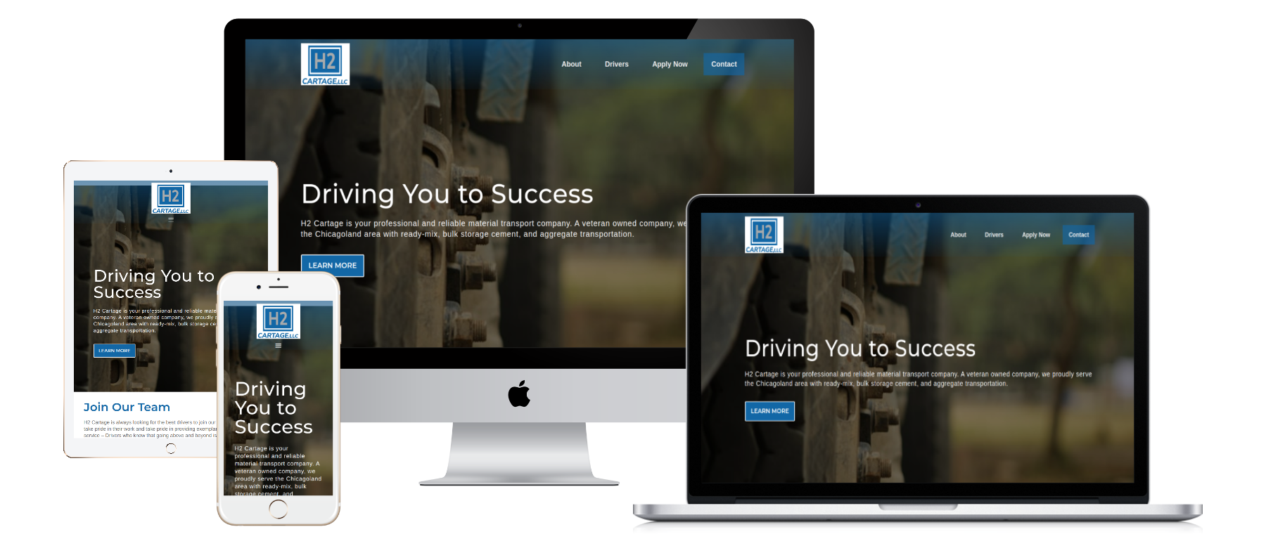 H2 Cartage Website Redesign