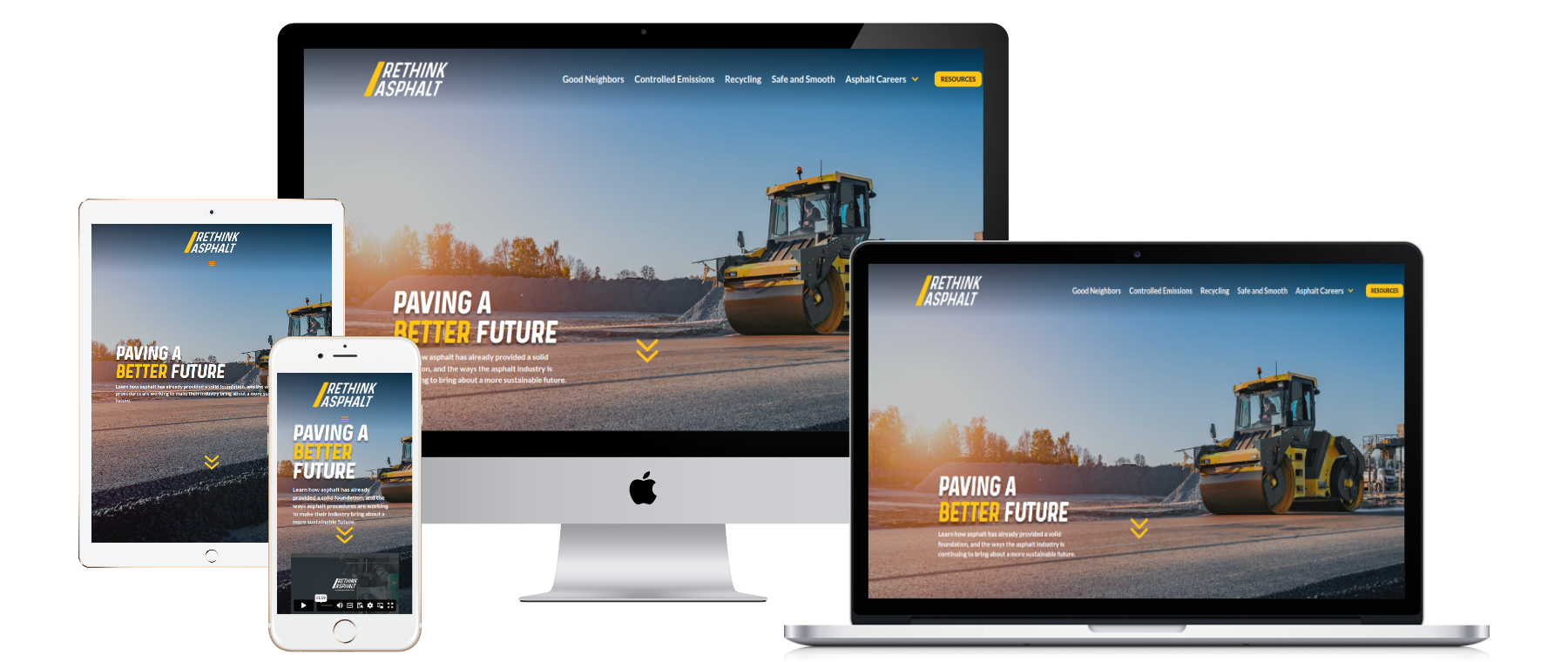 Rethink Asphalt Website Redesign